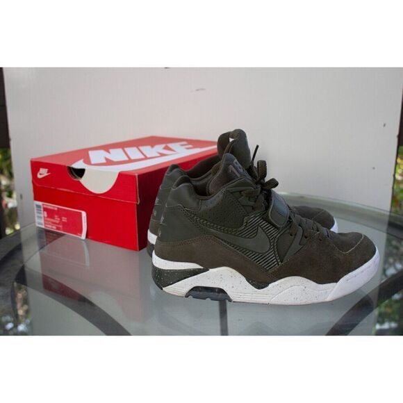 Nike Air Force 180 Barkley Cargo Olive Green Cement 310095-300 CB34 Men 8 Shoes
